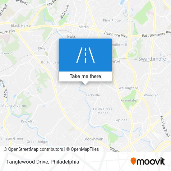 Tanglewood Drive map