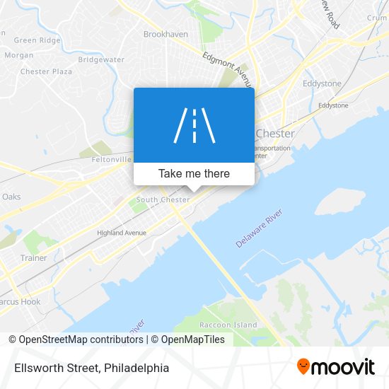 Ellsworth Street map
