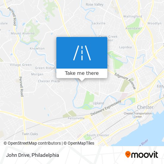 John Drive map