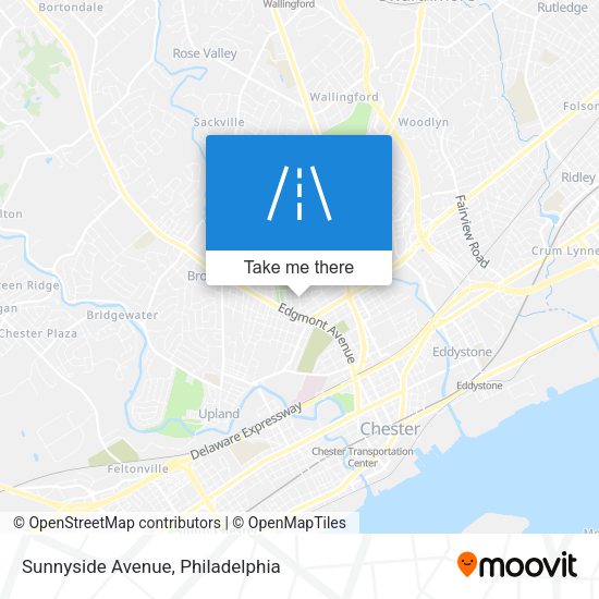 Sunnyside Avenue map