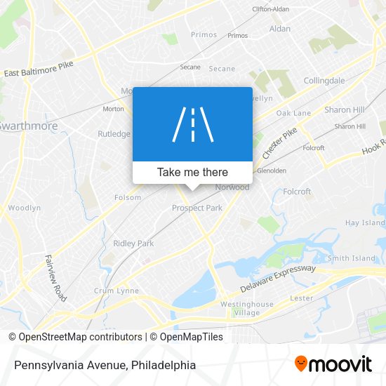 Pennsylvania Avenue map