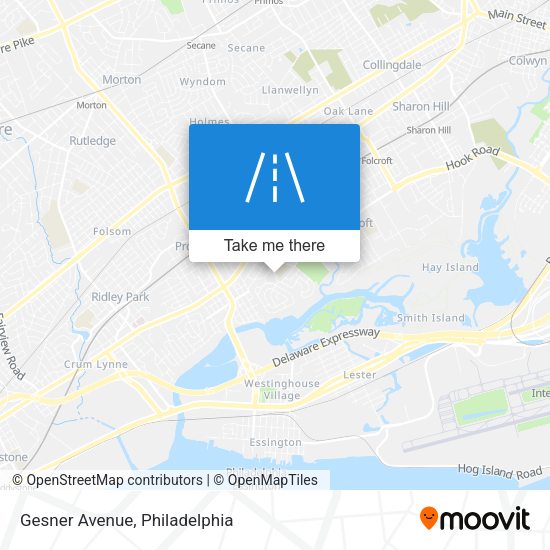Gesner Avenue map