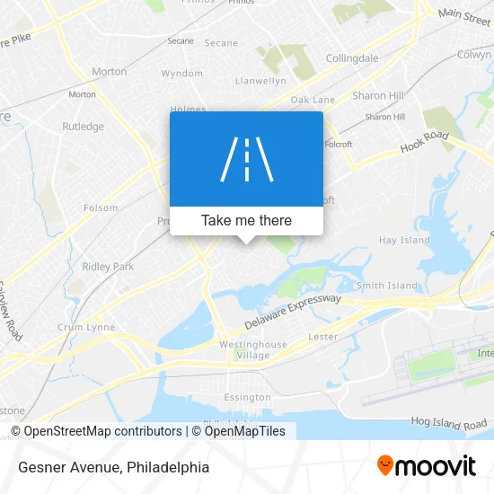 Gesner Avenue map