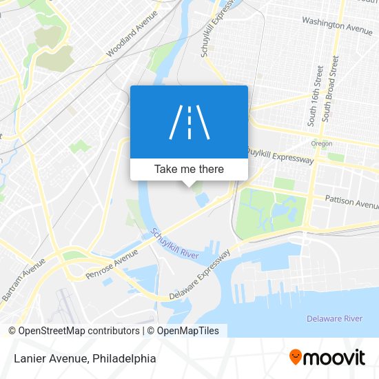 Mapa de Lanier Avenue
