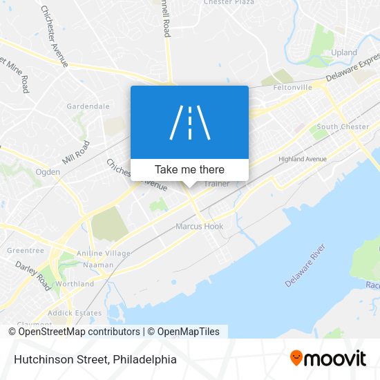 Hutchinson Street map