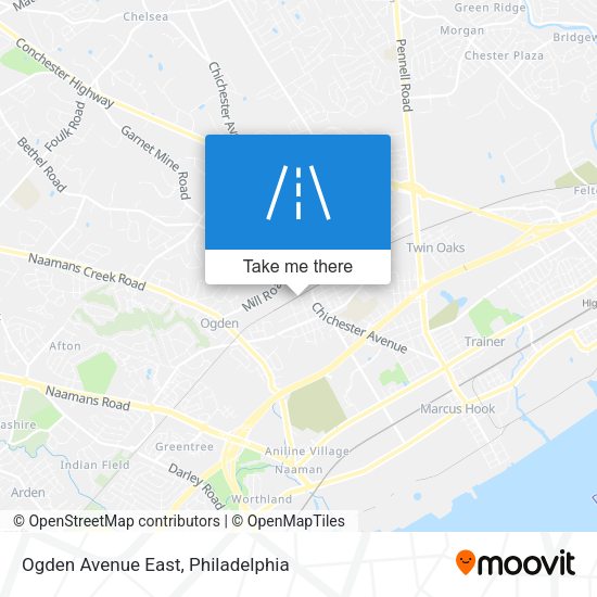 Ogden Avenue East map