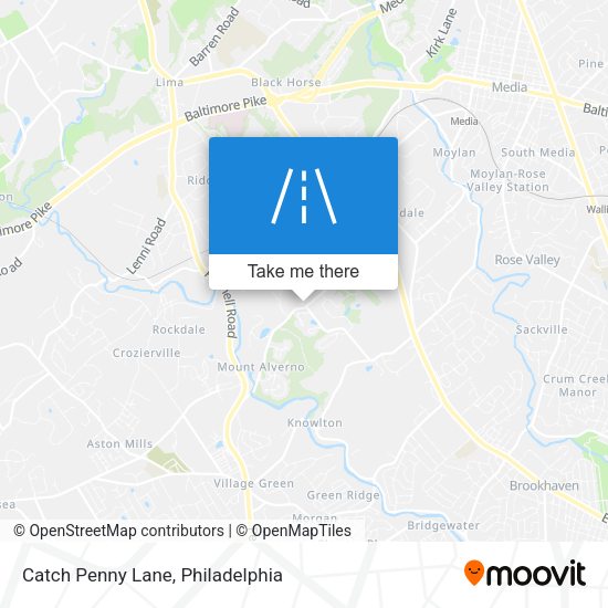 Catch Penny Lane map
