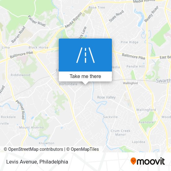 Mapa de Levis Avenue