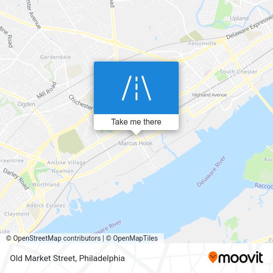 Old Market Street map