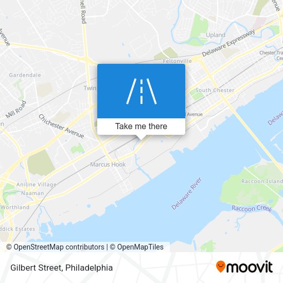 Gilbert Street map