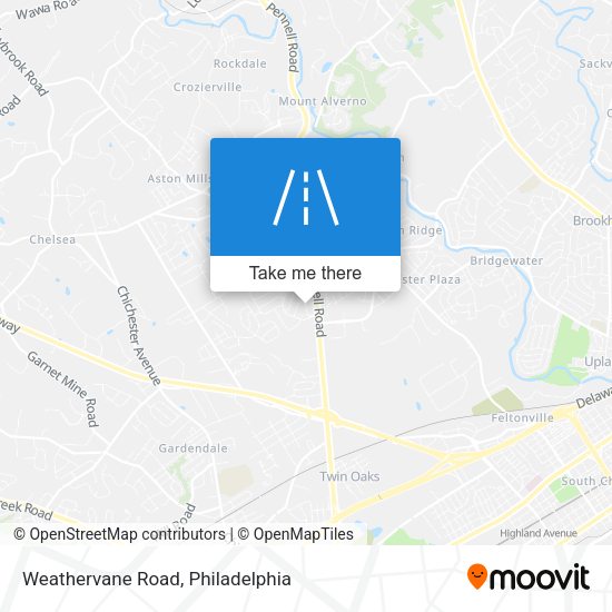 Mapa de Weathervane Road