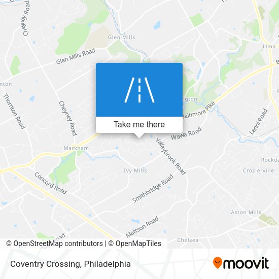 Coventry Crossing map