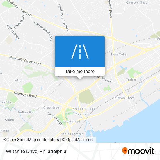 Wiltshire Drive map