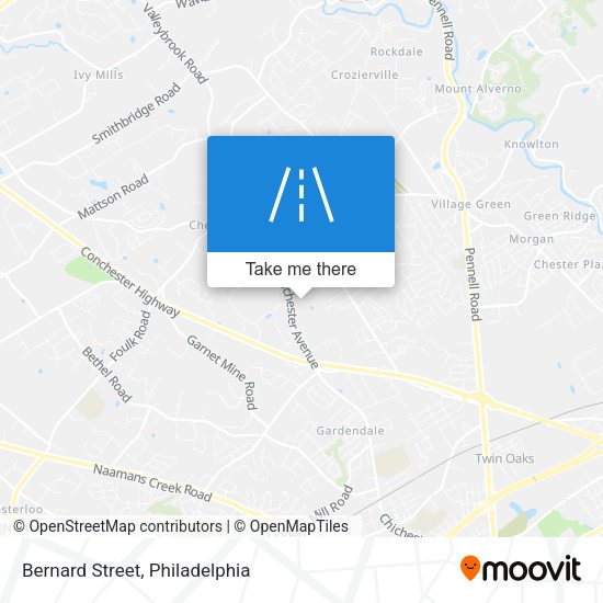 Bernard Street map