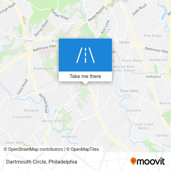 Dartmouth Circle map
