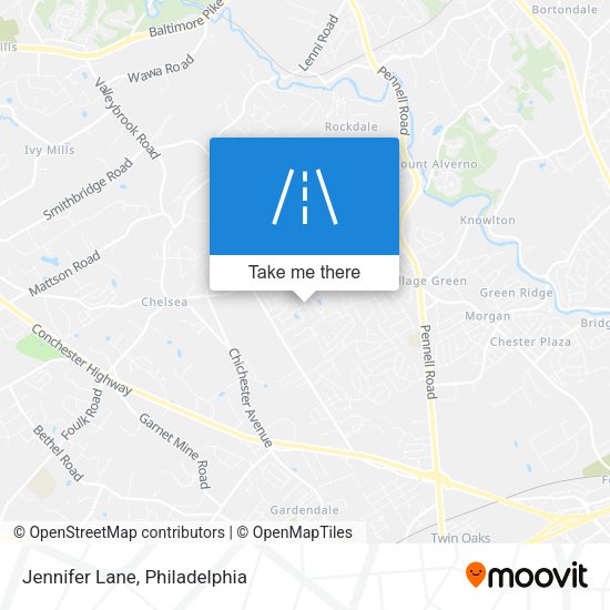 Mapa de Jennifer Lane