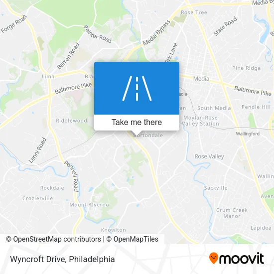 Wyncroft Drive map