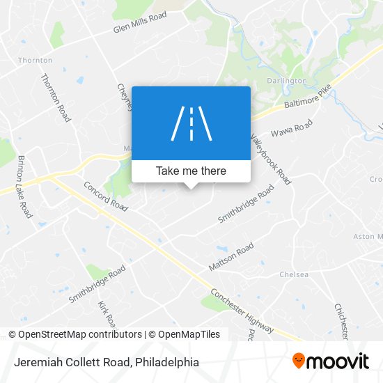 Jeremiah Collett Road map