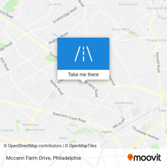 Mccann Farm Drive map