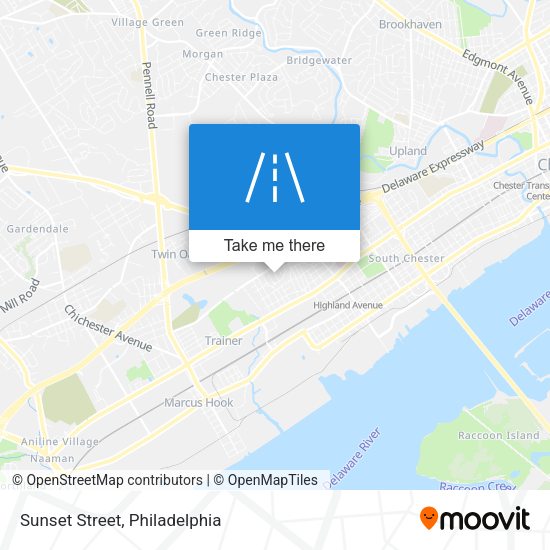 Sunset Street map