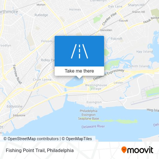 Fishing Point Trail map