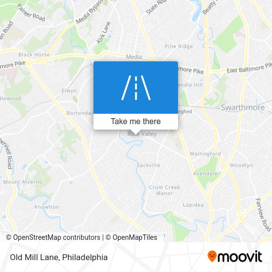Mapa de Old Mill Lane
