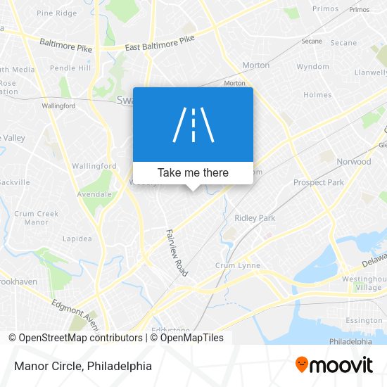 Mapa de Manor Circle