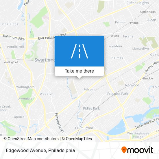 Mapa de Edgewood Avenue