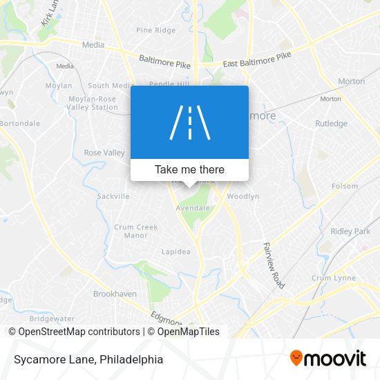 Mapa de Sycamore Lane