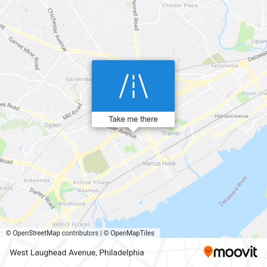 West Laughead Avenue map