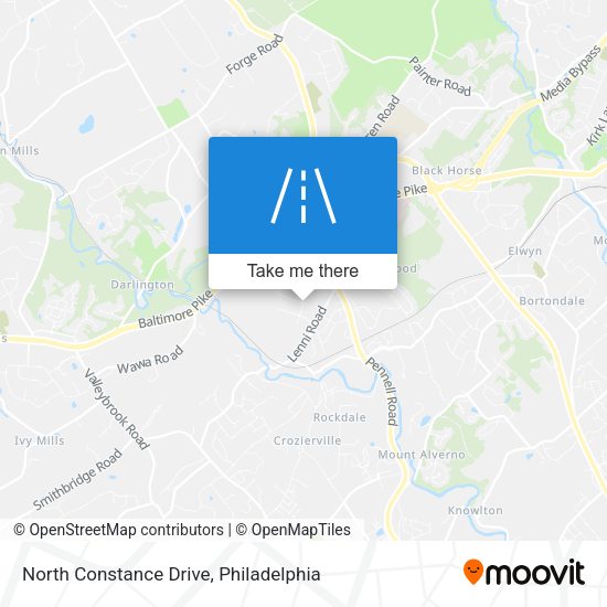 Mapa de North Constance Drive
