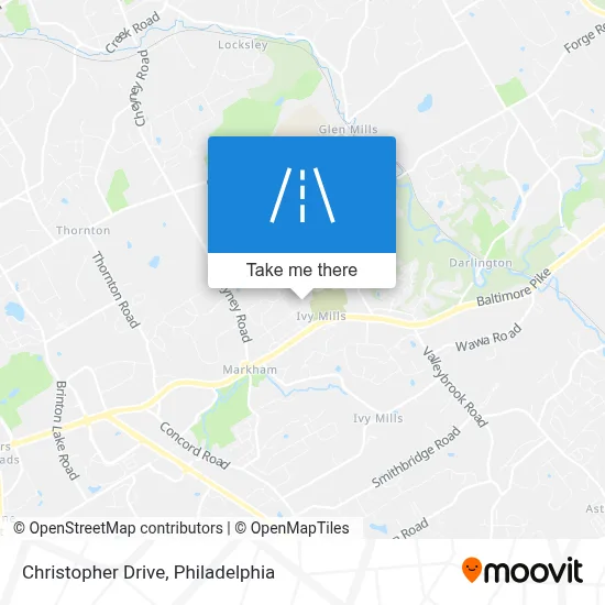 Christopher Drive map