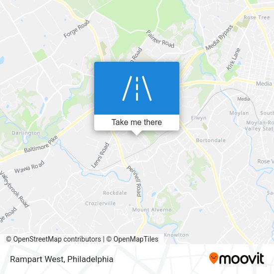 Mapa de Rampart West