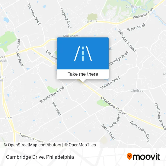 Cambridge Drive map