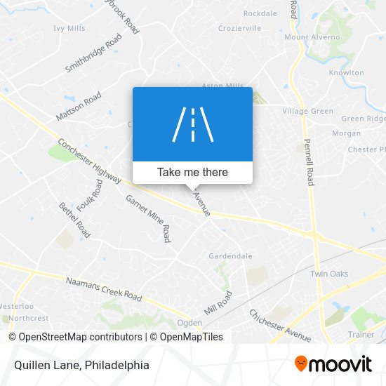 Mapa de Quillen Lane