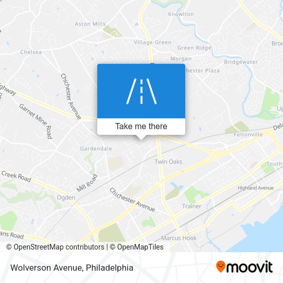Mapa de Wolverson Avenue