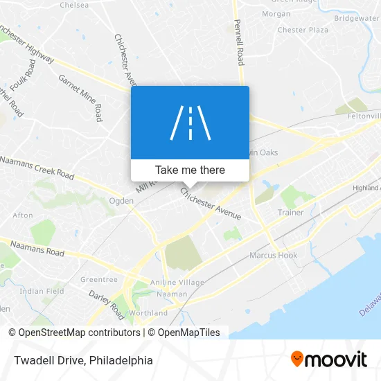 Twadell Drive map