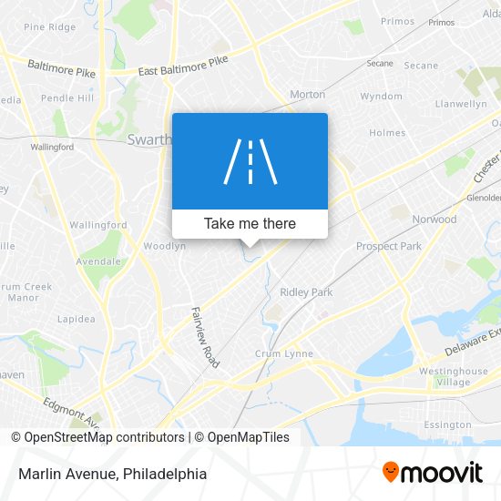 Marlin Avenue map