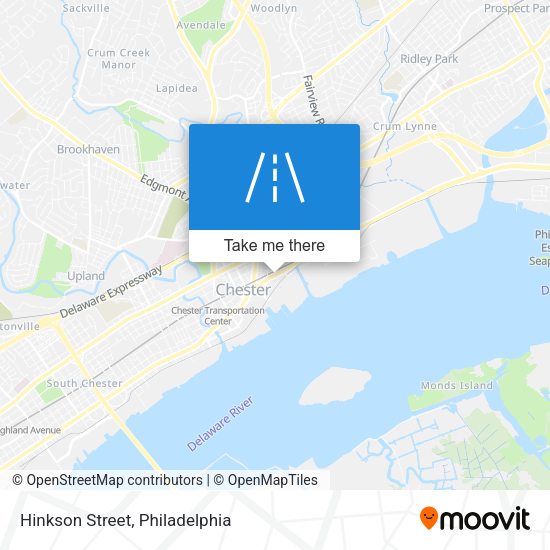 Hinkson Street map