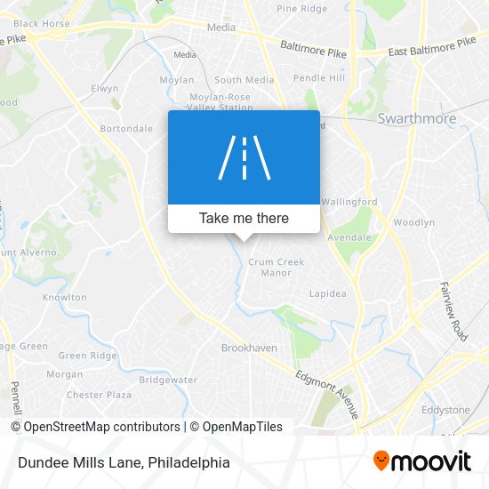 Dundee Mills Lane map