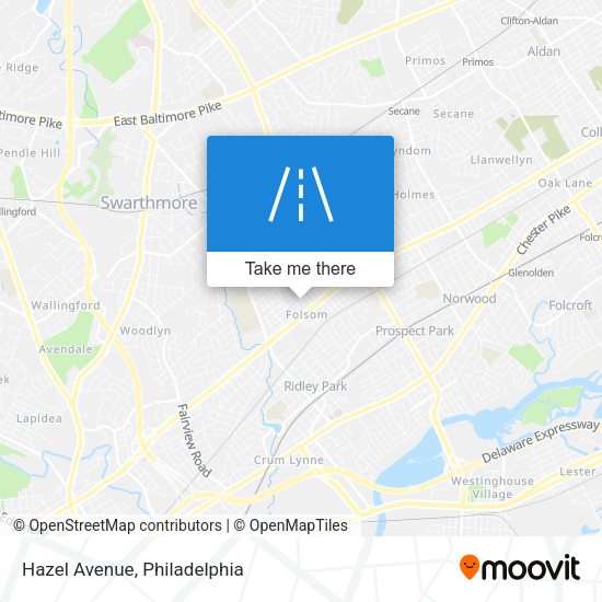 Mapa de Hazel Avenue