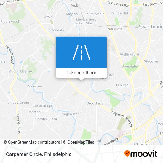 Carpenter Circle map