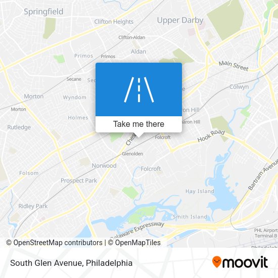 Mapa de South Glen Avenue