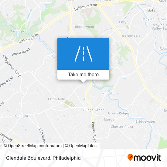 Mapa de Glendale Boulevard