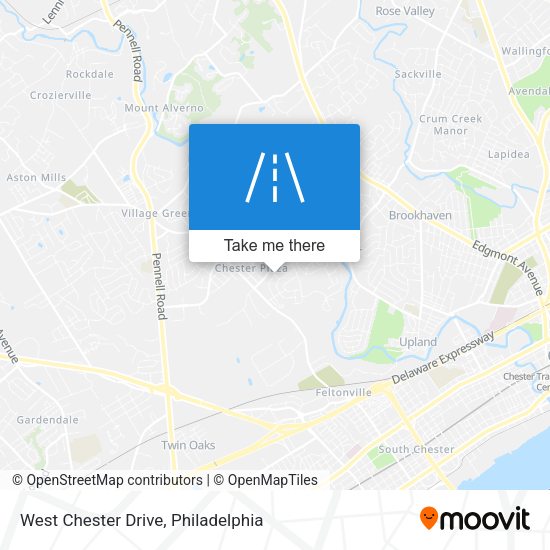 Mapa de West Chester Drive