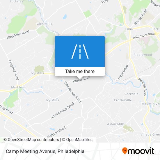 Camp Meeting Avenue map