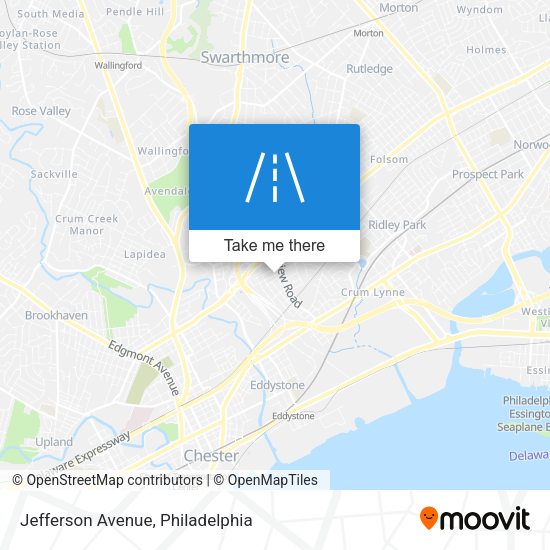 Jefferson Avenue map