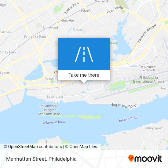 Mapa de Manhattan Street