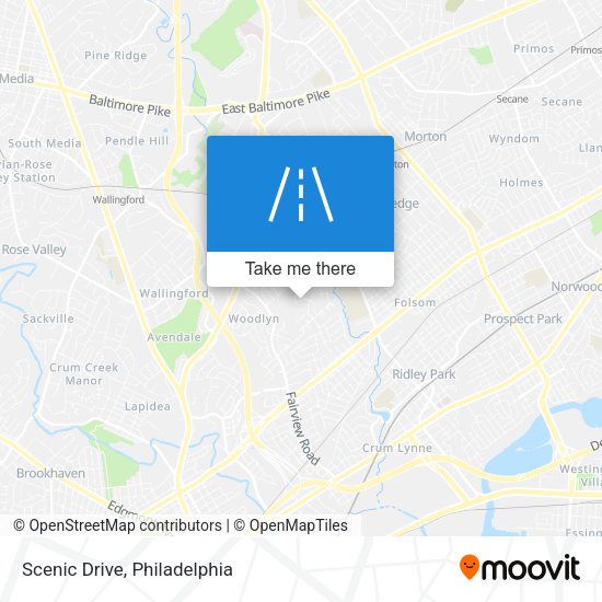 Mapa de Scenic Drive