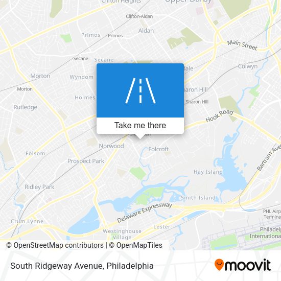 Mapa de South Ridgeway Avenue